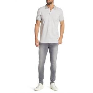NEW LINDBERGH 5-pocket stretch jeans in cement grey